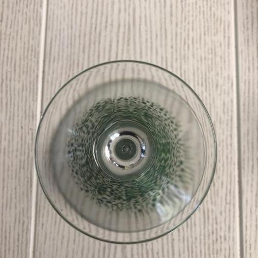 Martini Glass Standard confetti green