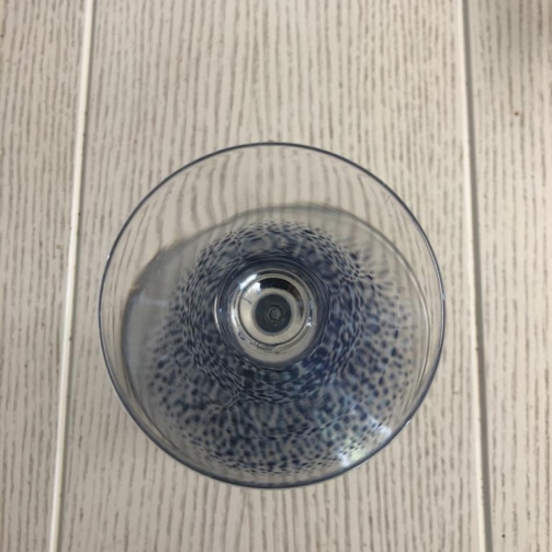 Martini Glass Standard confetti navy blue