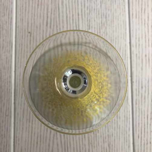 Clear Mug Heavy Standard Confetti Yellow
